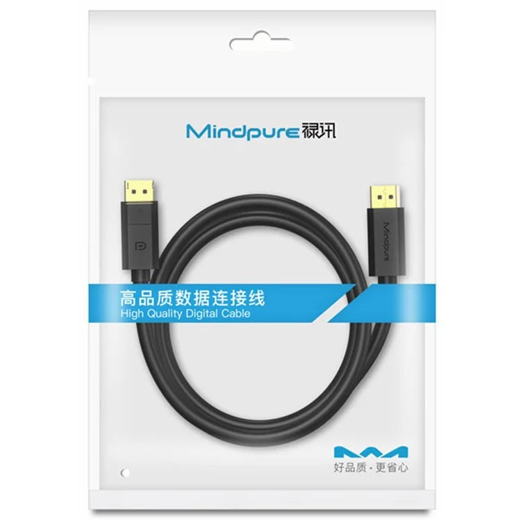 MINDPURE DP001 1.5m 3D Video Displayport 1.2 Cable 4K / 60Hz 2K / 144Hz DP to DP Cord