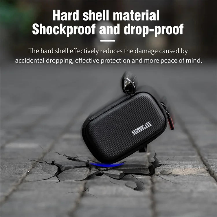 STARTRC 1137446 Storage Bag for DJI Mic 2 Wireless Microphone PU Carrying Case