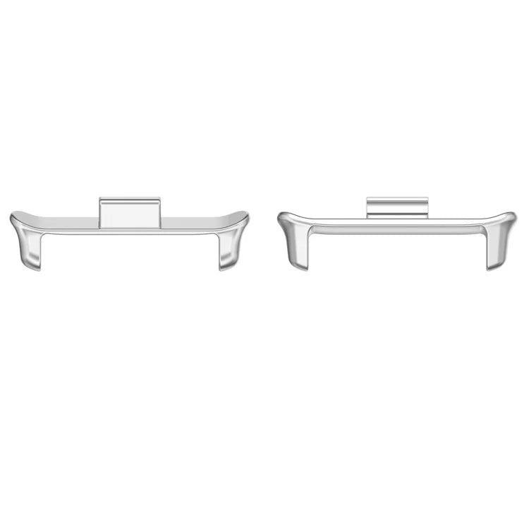 1 Pair Watch Band Adapter for vivo Watch GT Metal Strap Connector, Inner Length: 22mm - Silver