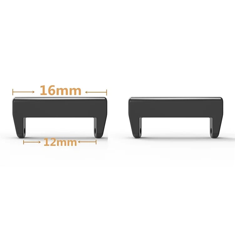 1 Pair For Huawei Watch Fit mini / Keep B4 Zinc Alloy Connector Set 16mm to 12mm Watch Band Adapter