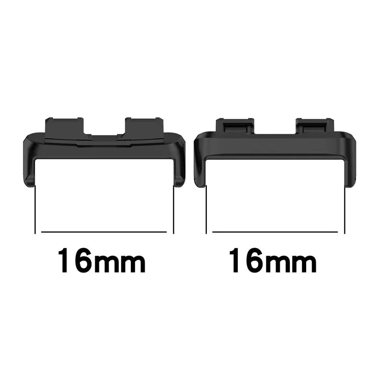 1 Pair Watch Band Connector for Huawei Band 9 / Band 9 NFC , 16mm Stainless Steel Adapter