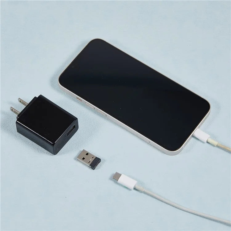 UC-167-BK 5Pcs USB-C Female to USB-A 2.0 Male 480Mbps Data Transfer Charging Adapter