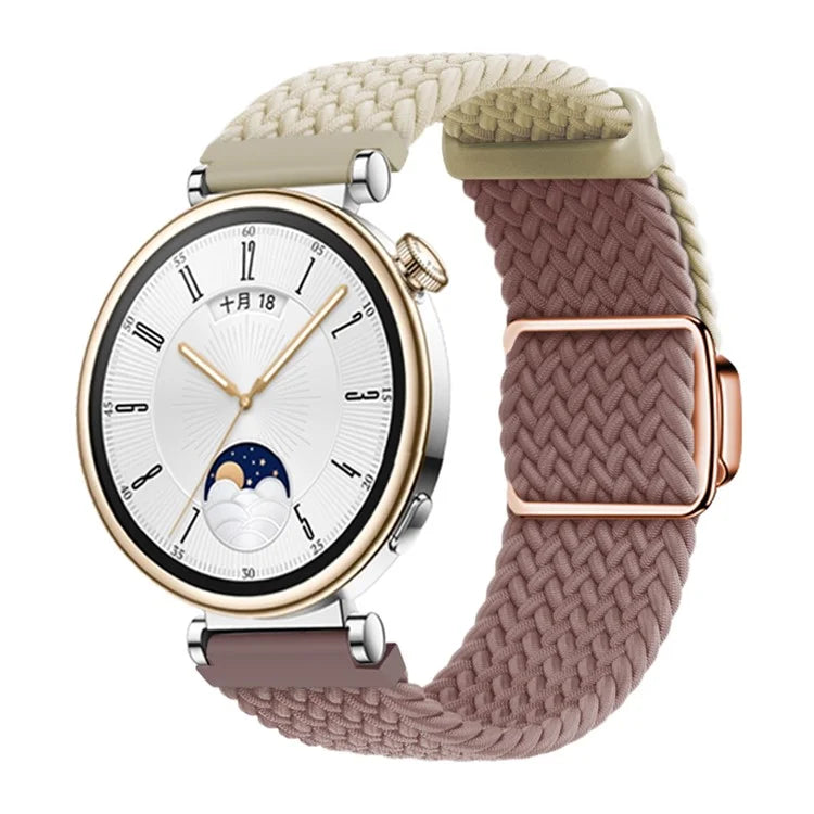 18mm Universal Smartwatch Strap Magnetic Buckle Design Woven Band
