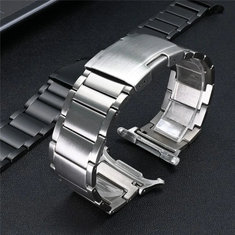 For Samsung Galaxy Watch Ultra 47mm Replacement Band 3-Bead Titanium Alloy Watch Strap