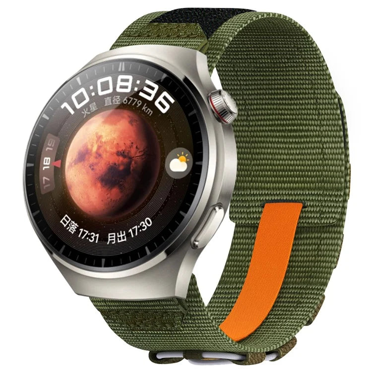 22mm Nylon Sport Band For Huawei Watch GT 4 46mm / Watch 4 Pro / Watch 4 Wrist Strap Replacement