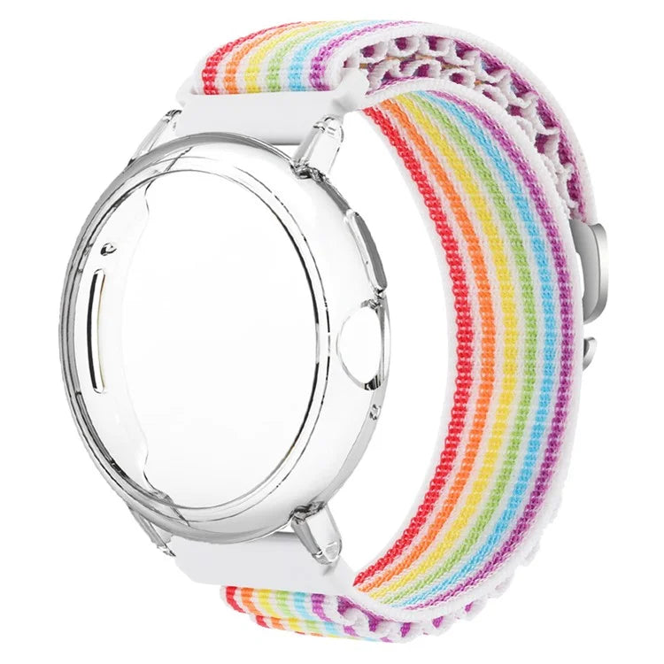 For Google Pixel Watch / Pixel Watch 2 Watch Band Nylon Loop Wrist Strap with Watch Case