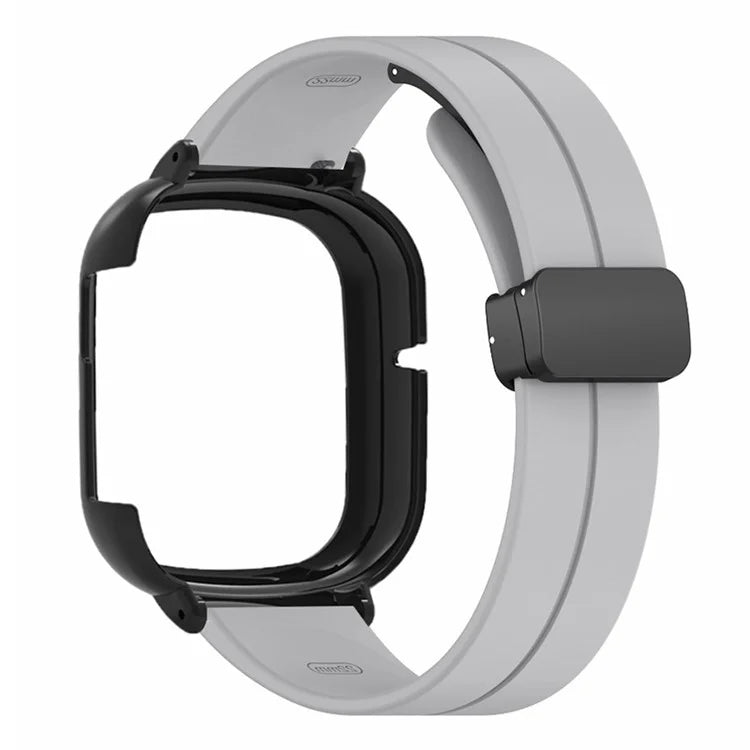 For Honor Watch 4 Watch Band Magnetic Buckle Silicone Wrist Strap with Watch Case