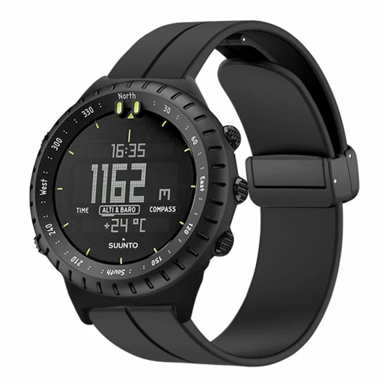 For Suunto Core Silicone Watch Bands Magnetic Buckle 22mm Strap Replacement