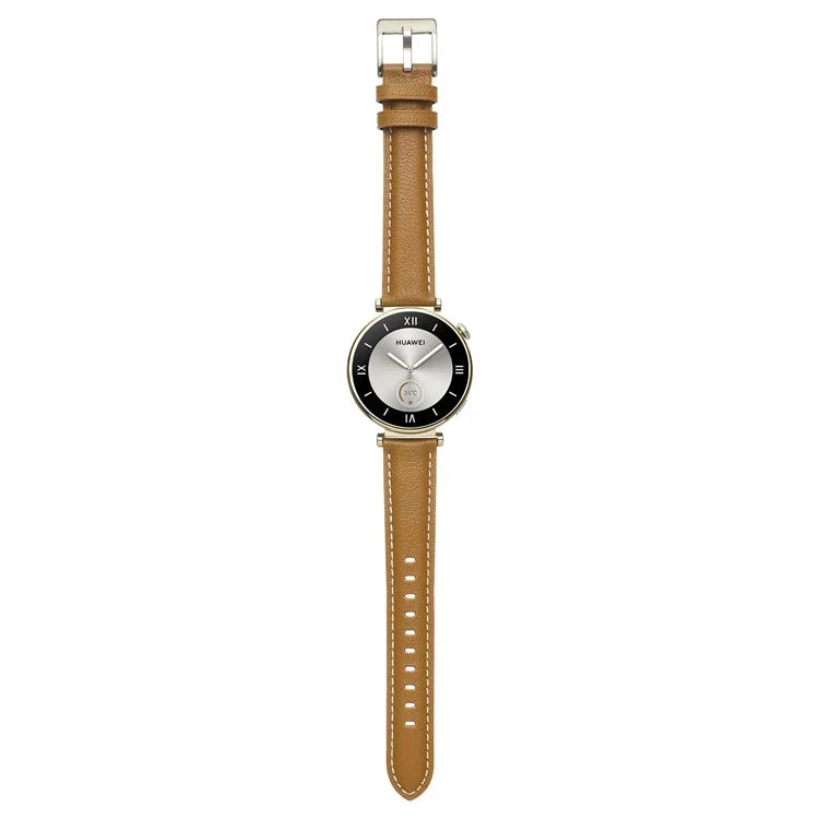 18mm Watch Strap for Huawei Watch GT 4 41mm / Garmin Venu 3S Genuine Cow Leather Watch Band