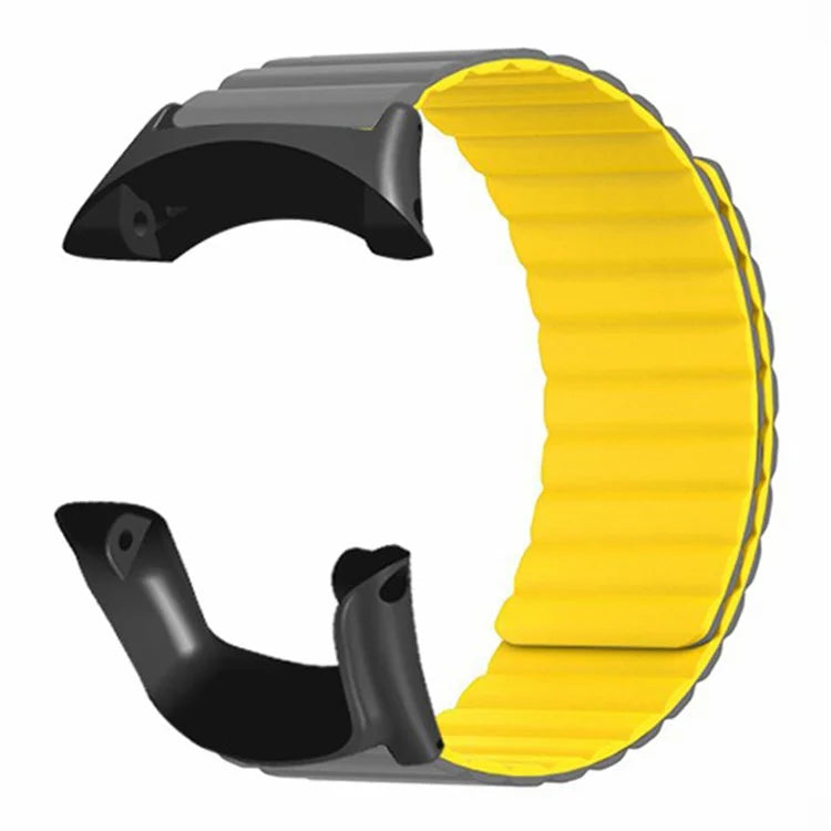 For Sunnto Ambit 3 / Ambit 3 Sport / Ambit 3 Run Silicone Sport Strap Magnetic Watch Band