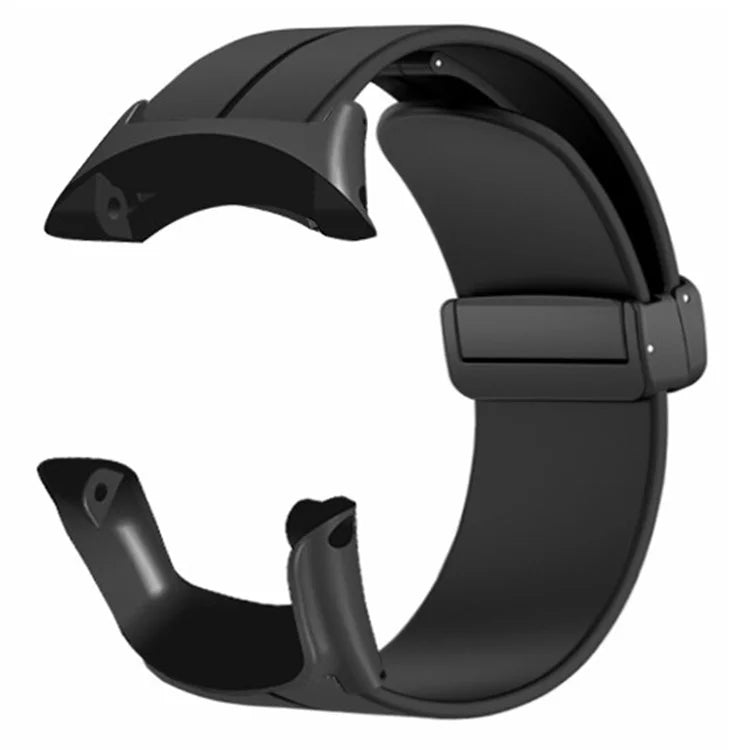 For Sunnto Ambit 3 / Ambit 3 Sport / Ambit 3 Run Watch Band Silicone Soft Strap with Magnetic Folding Clasp