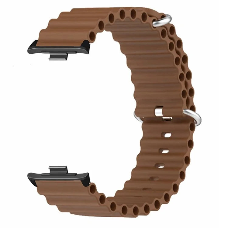 For Xiaomi Redmi Watch 4 Silicone Watch Band Wrist Strap with Alloy Connector