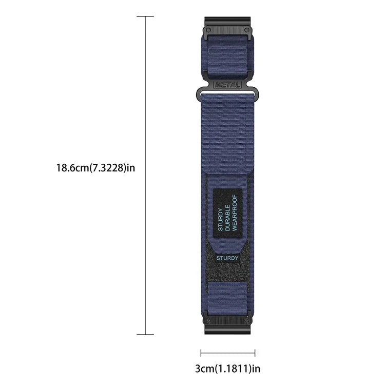 For Garmin Smart Watch 26mm Nylon Women Adjustable Band Magic Tape Design Sport Replacement Strap