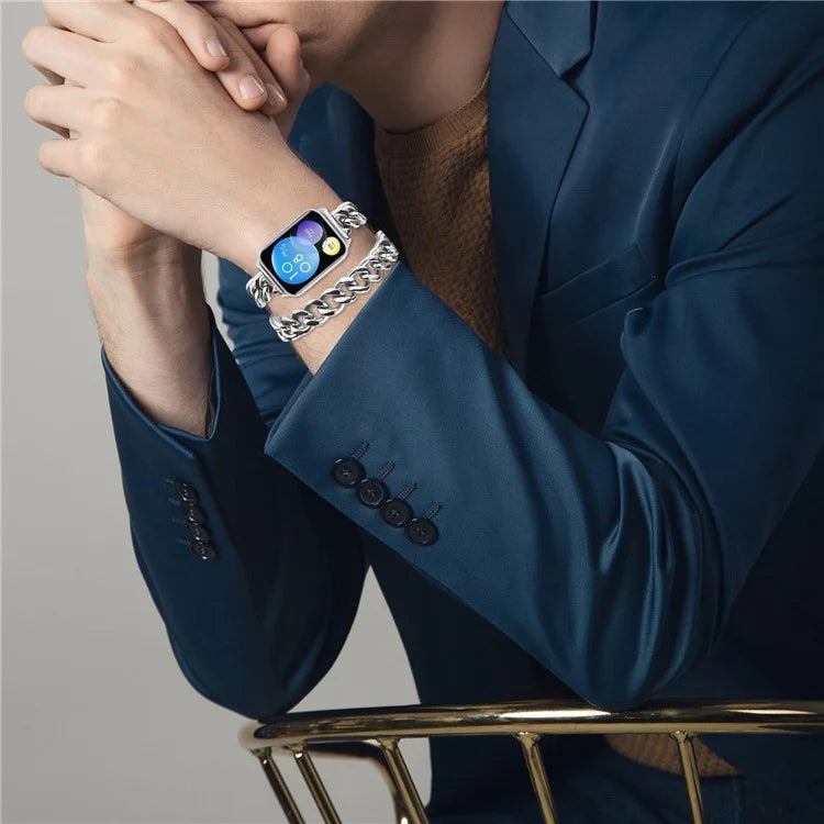 Wrist Band for Xiaomi Smart Band 8 Pro Stainless Steel Smartwatch Strap