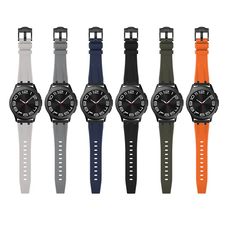 For Samsung Galaxy Watch3 45mm / Gear S3 Classic / Huawei Watch GT 4 46mm Silicone Watch Band 22mm Wrist Strap / Orange