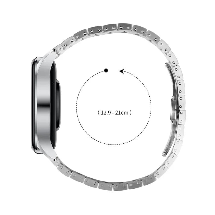 For Huami Amazfit Stratos 3 Watch Strap Stainless Steel Metal Chain Watch Band