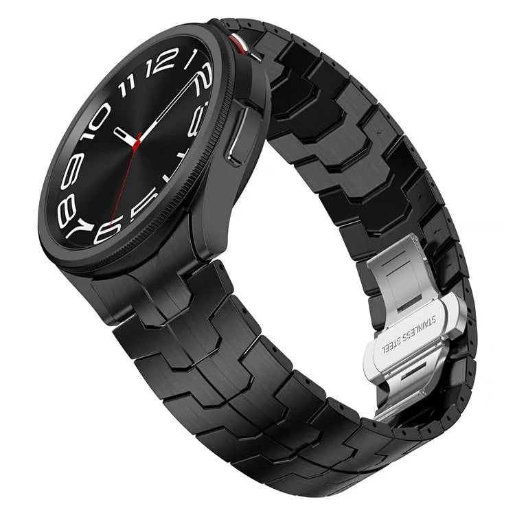 For Samsung Galaxy Watch6 / Watch 5 / Watch FE 40mm / Watch4 Watch Strap Stainless Steel Watchband with Butterfly Buckle