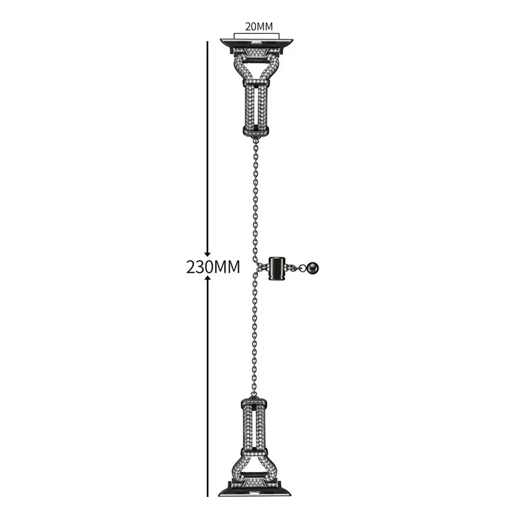 Adjustable Alloy Strap for Apple Watch Ultra 2 Ultra 49mm / Series 9 8 7 45mm / 6 5 4 SE (2022) SE (2023) SE 44mm / 3 2 1 42mm Wrist Band