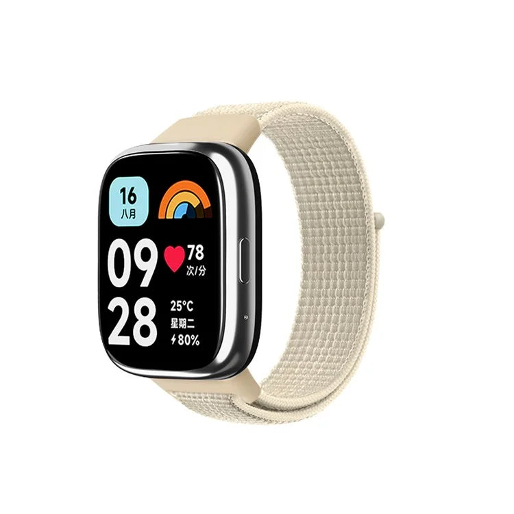 For Xiaomi Redmi Watch 3 Lite / Watch 3 Active Nylon Watch Strap Loop Fastener Replacement Band