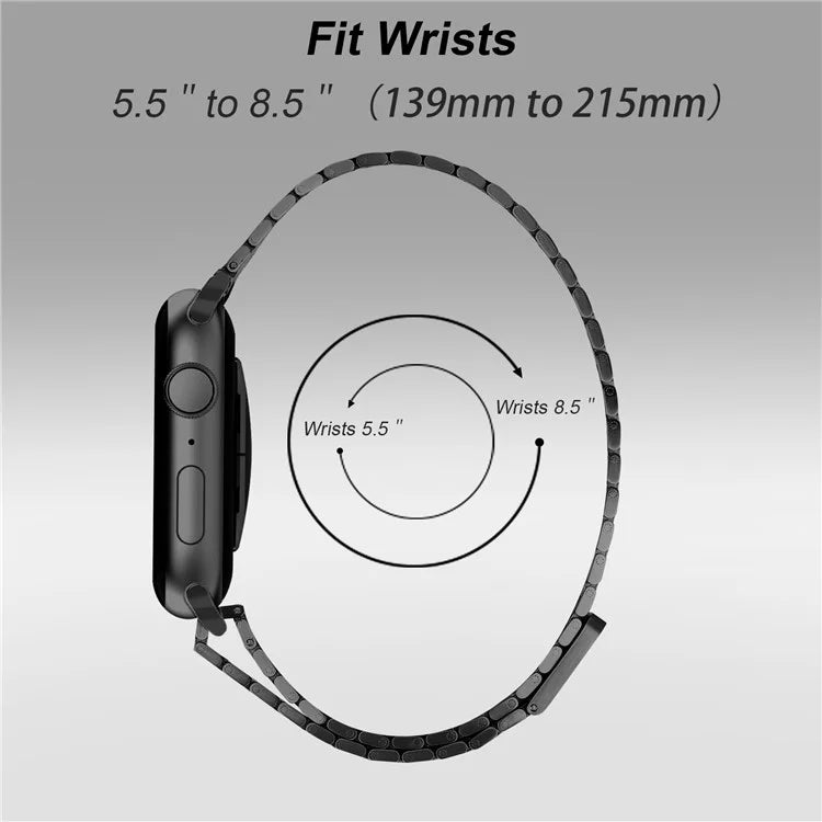 Stainless Steel Strap for Apple Watch Ultra Ultra 2 49mm / 9 8 7 45mm / 6 5 4 SE (2022) SE (2023) SE 44mm / 3 2 1 42mm Magnetic Buckle Band