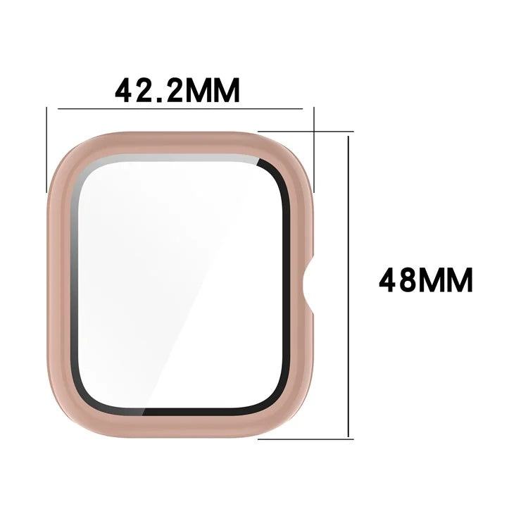 For vivo Watch GT Case Full Coverage PC Cover with Tempered Glass Screen Protector