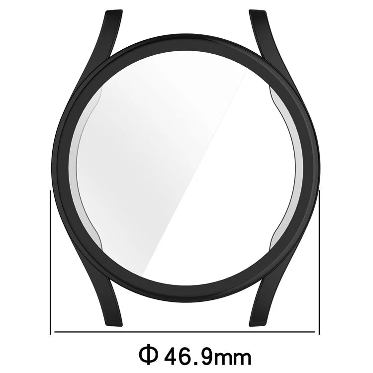 For Samsung Galaxy Watch7 44mm Electroplating TPU Watch Case TPU Full Coverage