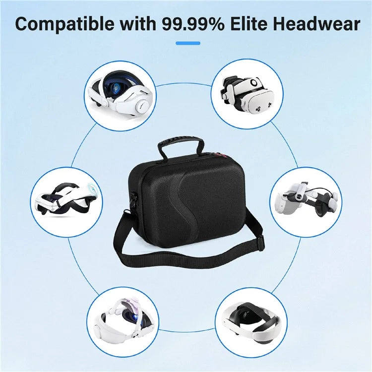 STARTRC GAMES For Meta Quest 3S Carrying Case Square Large Capacity Storage Bag
