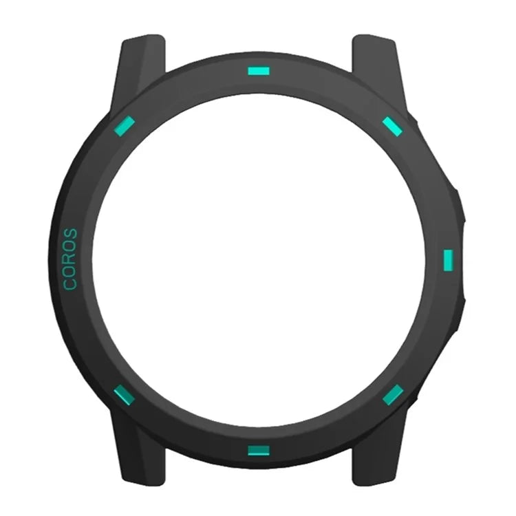 For Coros Apex 2 Pro Watch Frame Half Cover Hard PC Protective Case+Blue