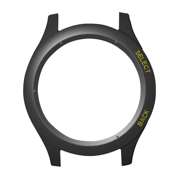 For Huami Amazfit Cheetah Pro Frame PC Cover Watch Protector+Yellow