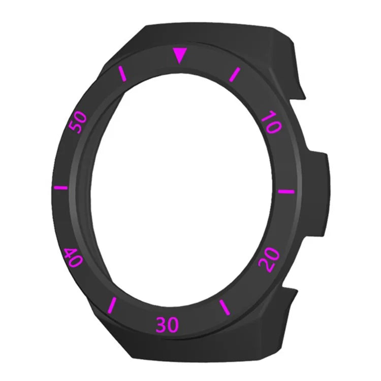 For Huawei Watch GT 2e Watch Case Ultra-light Hollow PC Half Cover Watch Frame with Dial Plate