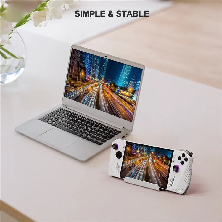 JYS RA003 Display Stand for Nintendo Switch / Steam Deck / ROG Ally Game Controller Desk Bracket with Memory Card Slot