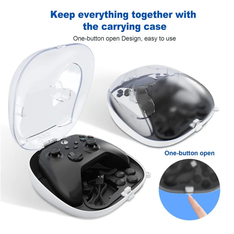 JYS JYS-P5169 For Sony PS5 / DualSense Edge EVA Storage Case Game Controller Convenient Charging Bag