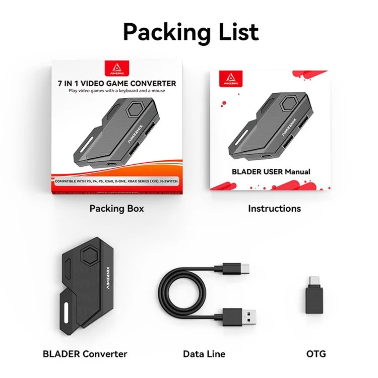 GAMWING Blader Video Game Converter for PS5 / PS4 / Xbox / Nintendo Switch