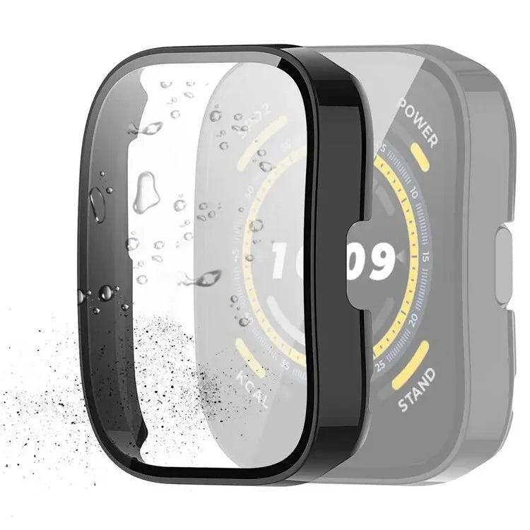 For Huami Amazfit Bip 5 Watch Case Anti-scratch Hard PC Protective Cover with Tempered Glass Film