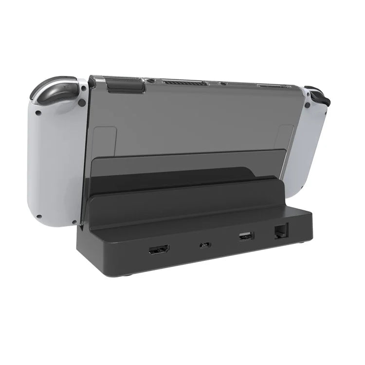 TOPWOLF HS-SW335 For Nintendo Switch / Switch OLED HD Video Screen Projection Base with RJ45 Ethernet Port