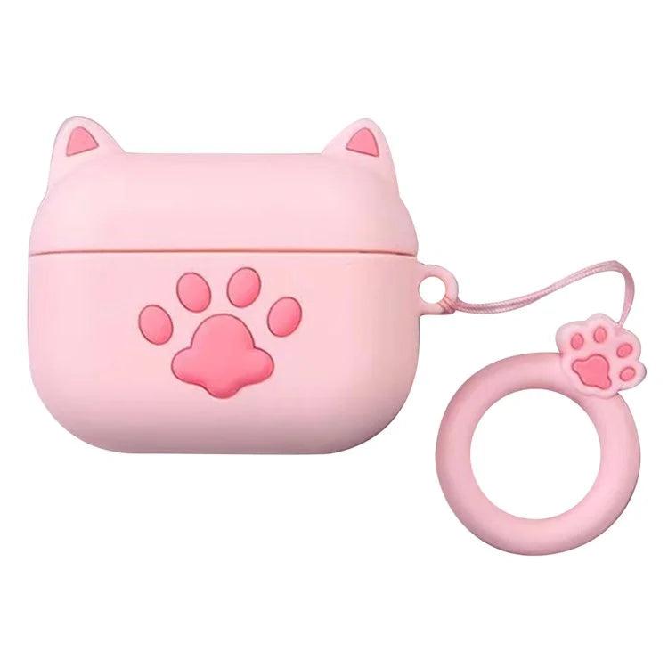 No.2 For Apple AirPods with Wireless Charging Case (2019) / AirPods with Charging Case (2019) (2016) Cartoon Silicone Case