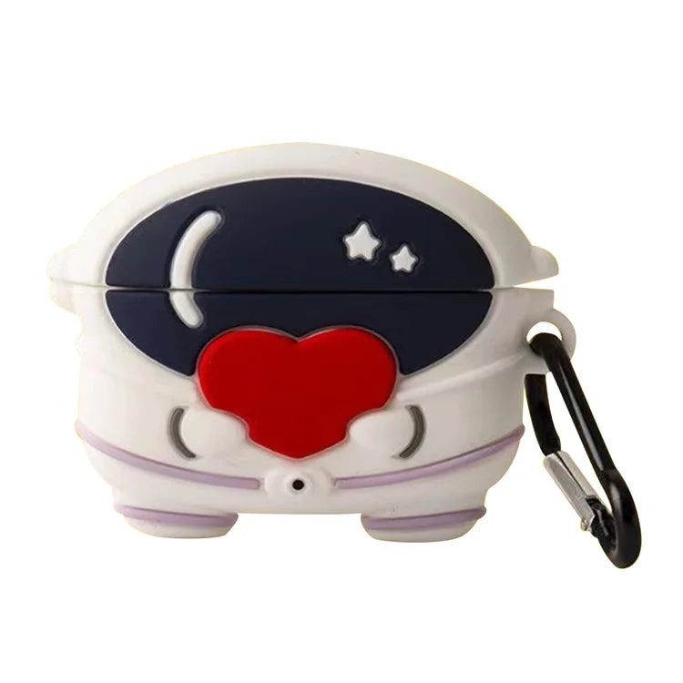 For Edifier X5 Pro Cartoon Silicone Case Bluetooth Earphone Cover with Carabiner