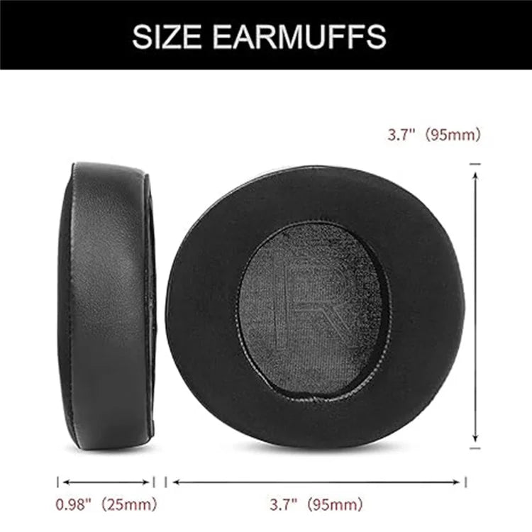 For Dell Alienware AW510H / AW310H Gaming Headset Cooling Gel + Memory Foam Ear Cushions with Crowbar