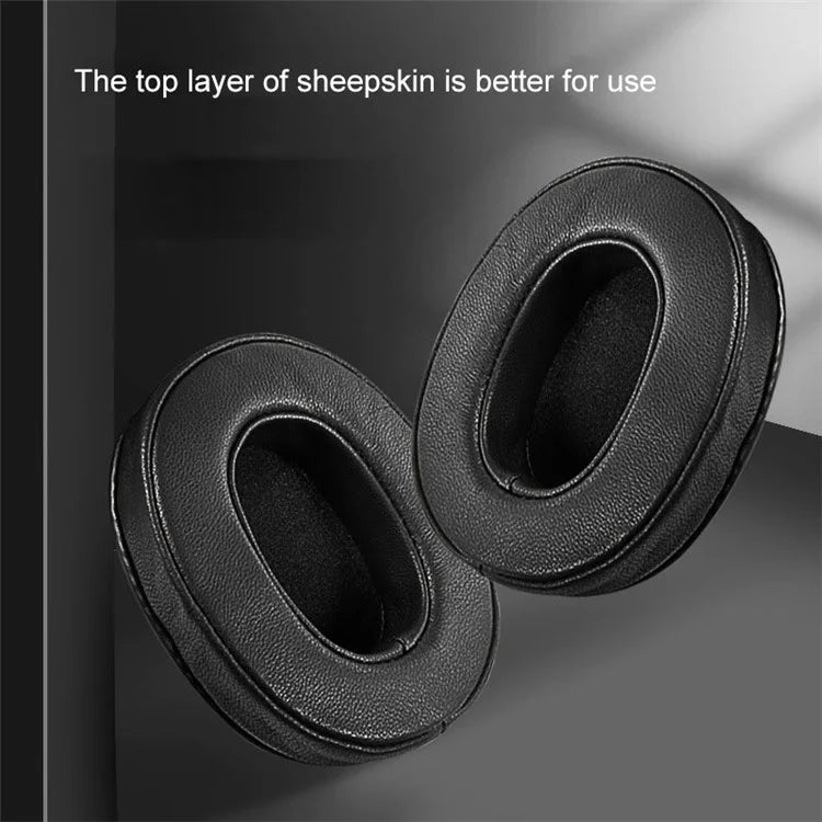 1 Pair Headphone Earmuffs for Huawei FreeBuds Studio , Noise Canceling Lambskin Ear Cushion Earpads