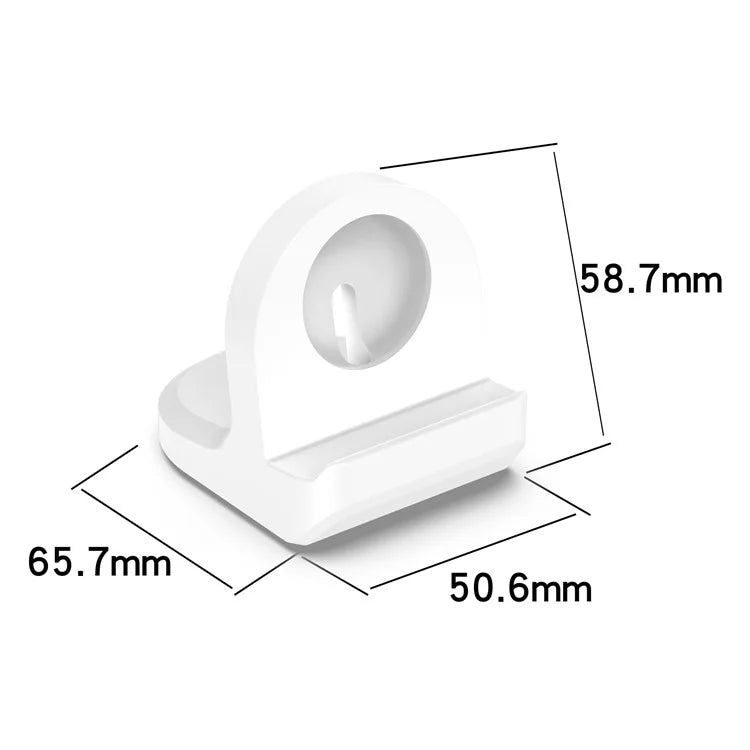 For Google Pixel Watch 2 Silicone Charger Holder with USB Charging Cable Anti-Slip Smart Watch Charger Stand
