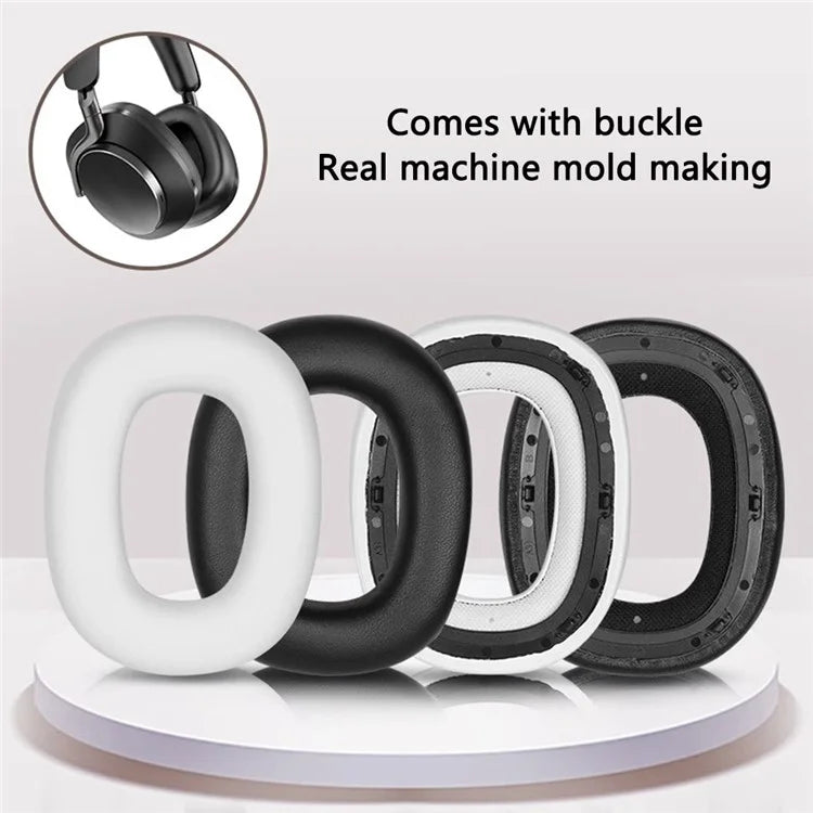 1 Pair Earpads for Bowers & Wilkins Px8 Protein Leather + Memory Foam Ear Cushions