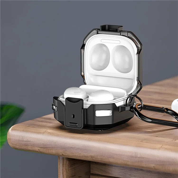 DUX DUCIS SECD Series for Samsung Galaxy Buds Live / Buds Pro / Buds2 / Buds2 Pro / Buds FE Earphone Case Cover with Carabiner