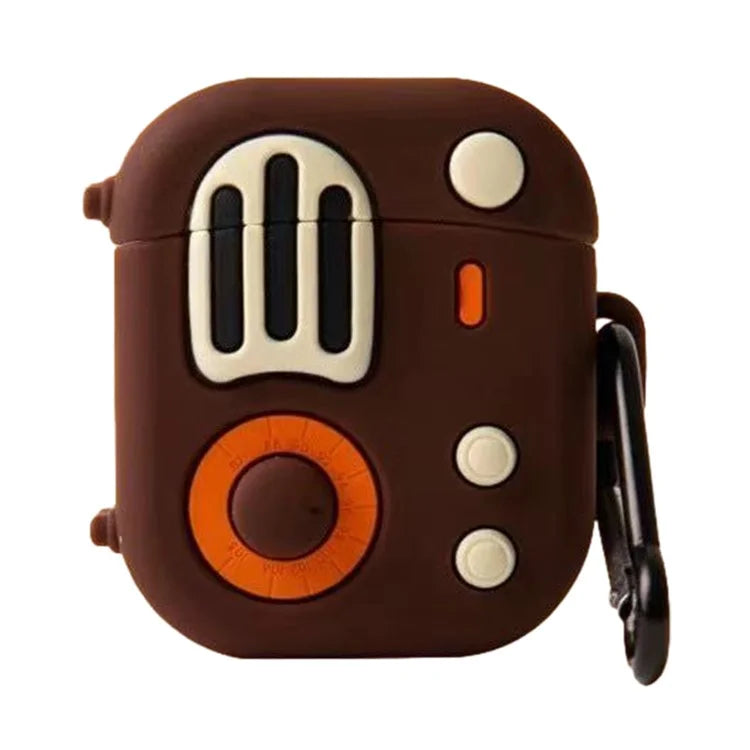 No.2 For Baseus W04 Silicone Protection Cover Sleeve Wireless Headset Case with Cartoon Shape