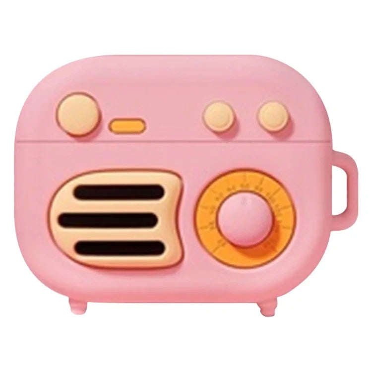 For Baseus W04 Lovely Cartoon Bluetooth Earphone Cover Soft Silicone Anti-drop Case