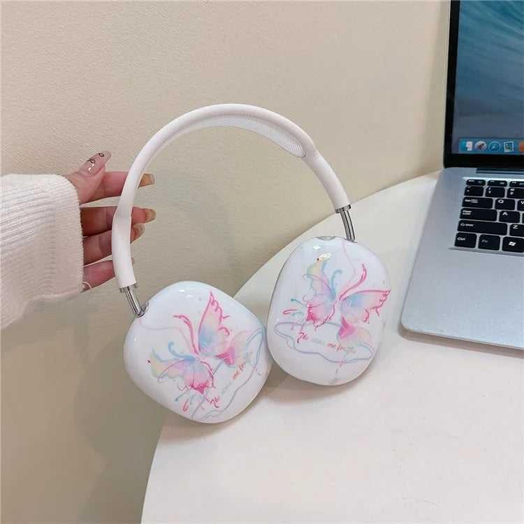 1 Pair For AirPods Max IMD Headset Earmuff Shell Headphone TPU Earpad Cover