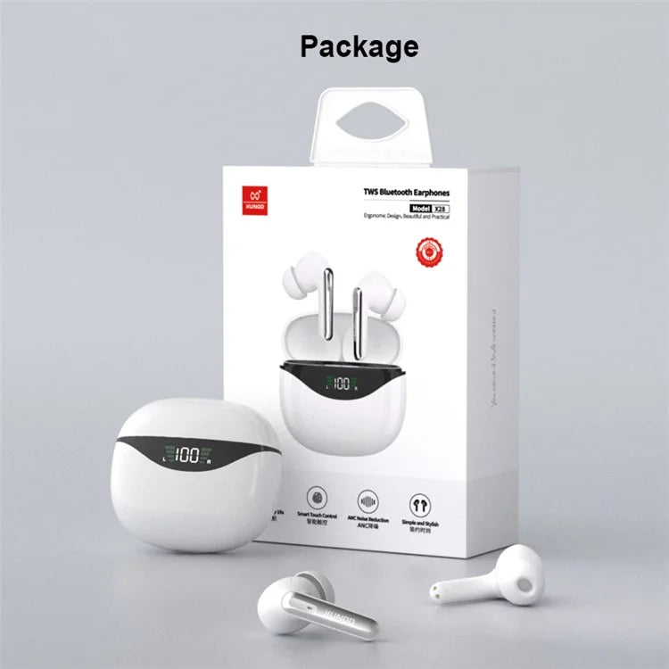 XUNDD X28 TWS Bluetooth Earphone ANC Noise Canceling Music Gaming Wireless Headset