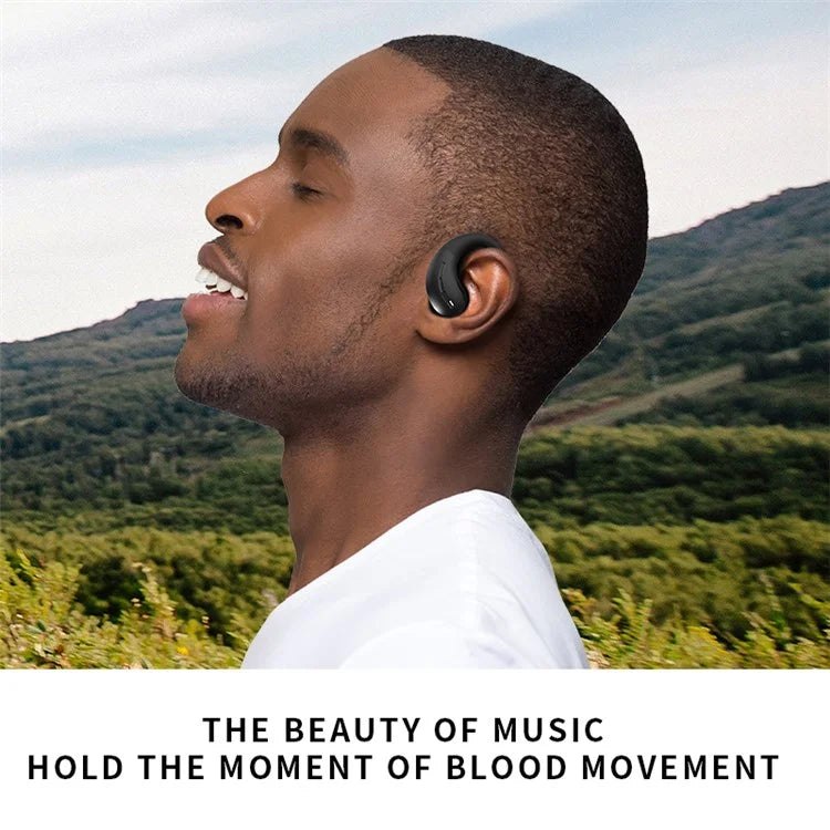 A8 1 Pair Wireless Earbuds Running Bluetooth 5.3 Headphones with Ear Hooks LED Display