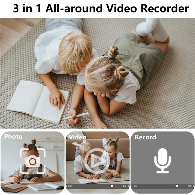 L12 HD Night Vision Portable WiFi Camcorder Mini 1080P Action Camera