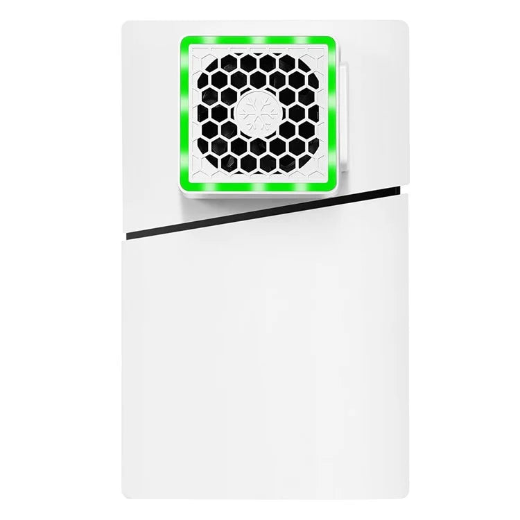 For Sony PS5 Slim Game Console Cooling Fan Side-Mounted Cooler Fan with RGB Light