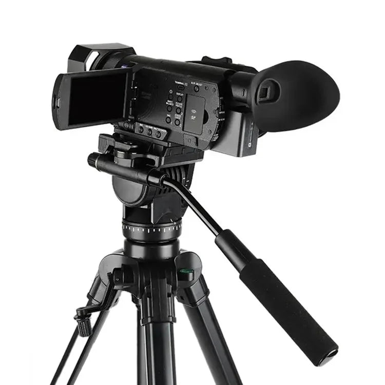 YUNTENG VCT-999RM Portable Aluminum Alloy Tripod with Quick Release Plate for Canon Nikon DSLR Camera